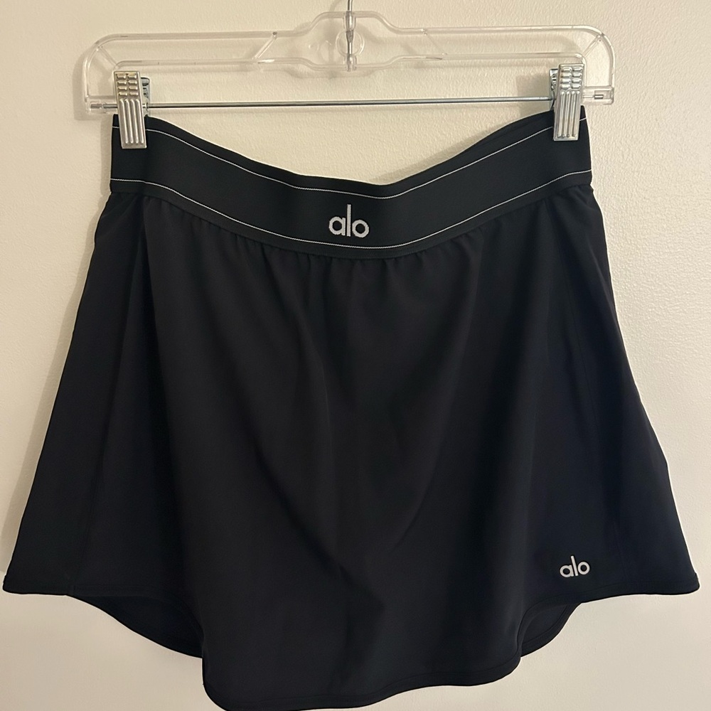 Alo Black Tennis Skirt